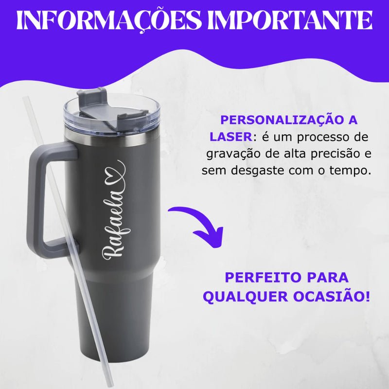 GlamCup Copo térmico personalizado
